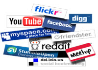 facebook, twitter, pinterest, digg, stumble upon, youtube, reddit marketing